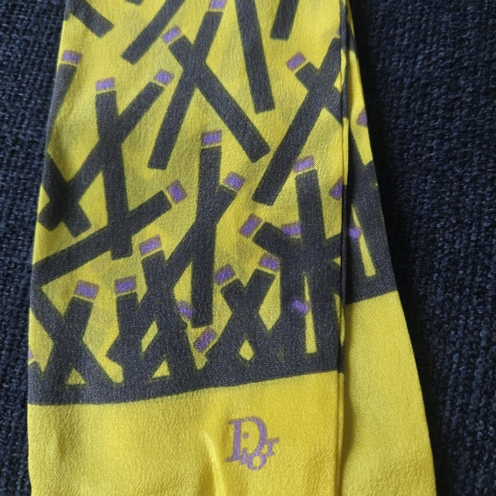 Dior Vintage Silk Choker Scarf - Picture 7 of 9